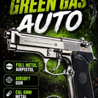 WE M9 AIR PISTOL 6mm cal