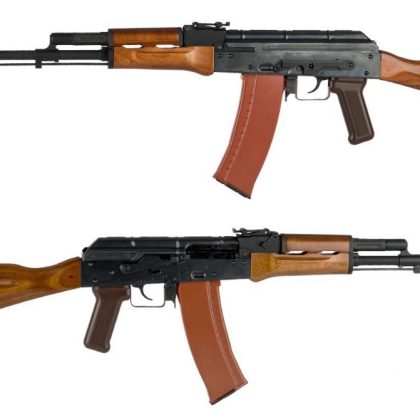 WE-Tech AK-74 with Wood Furniture Airsoft Gas Blowback Rifle