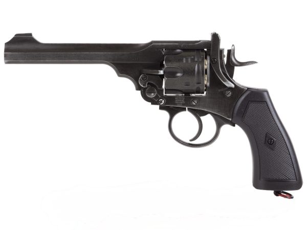 Webley MKVI 6 Inch CO2 metal bb Air Revolver - Battlefield Finish