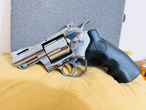 SRC TITAN REVOLVER (CO2, 2.5 INCH) - SILVER , pellets .177 cal - Image 2