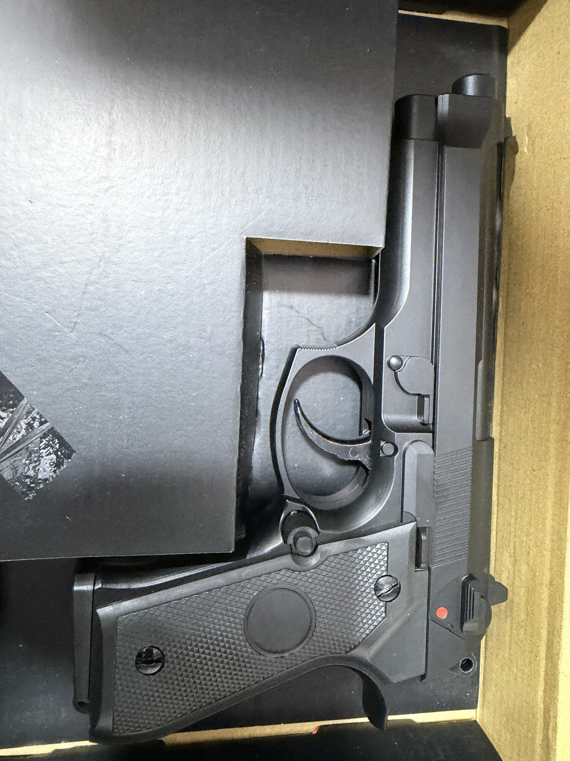NBB M92 AIRSOFT GUN (nylon made) trigger& hammer metal & barrel metal & lock metal! - Image 2