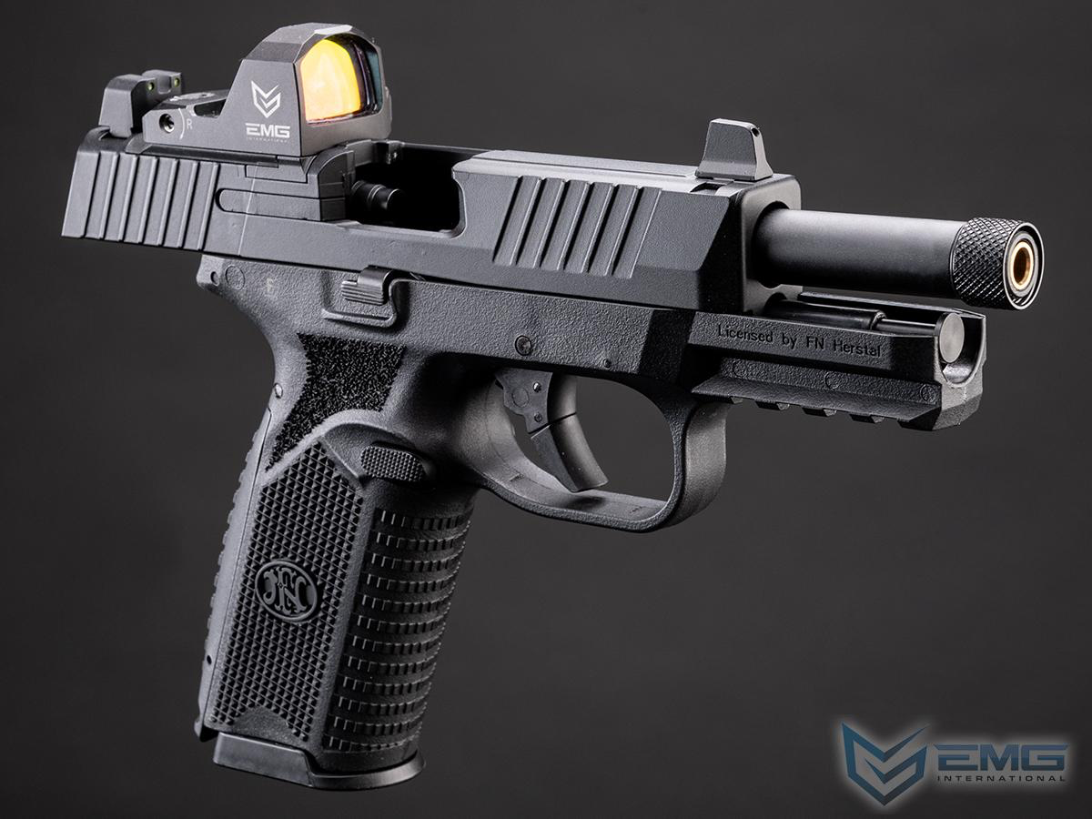 EMG FN Herstal Licensed FN 509 Gas Blowback Airsoft Pistol (Black) [DE-GBB-FN509-BK]